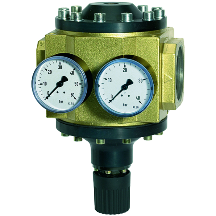 Pressure regulators and filters for high pressures