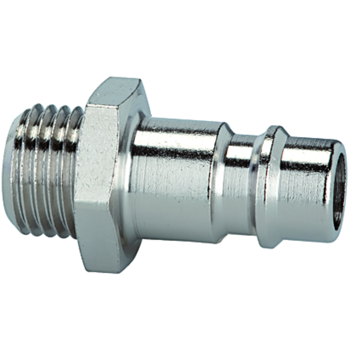 Stems and plugs for couplings DN 7.2 - DN 7.8, nickel-plated bra
