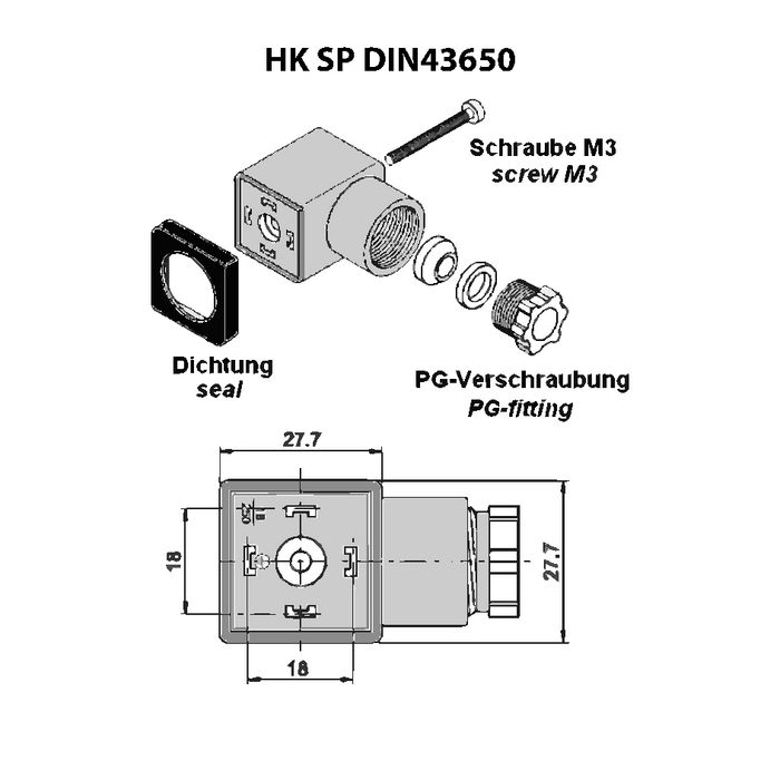 HK SP DIN 43650