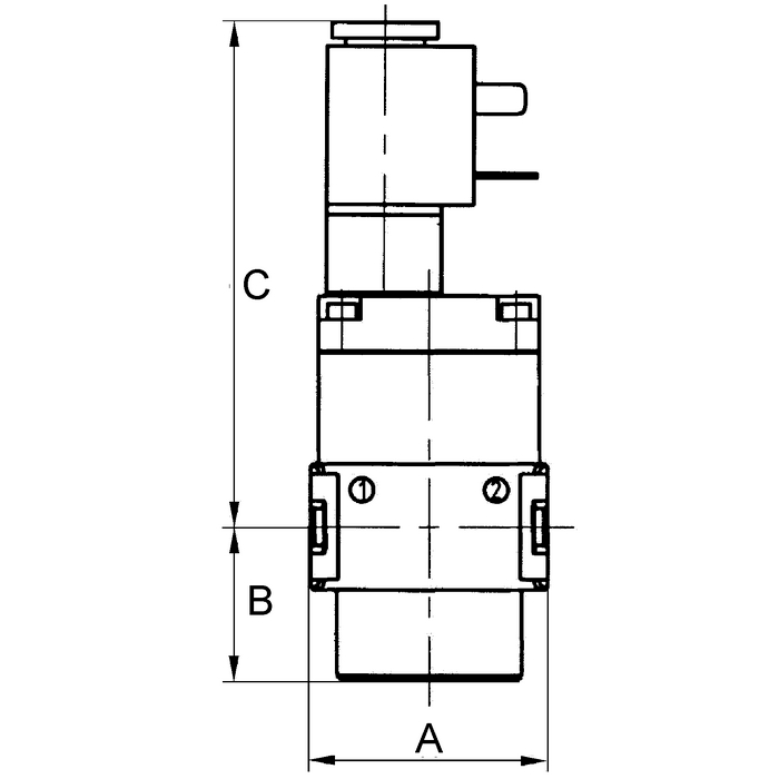 K-SCHALTVENTILE 3/2 MULTIFIX MINI